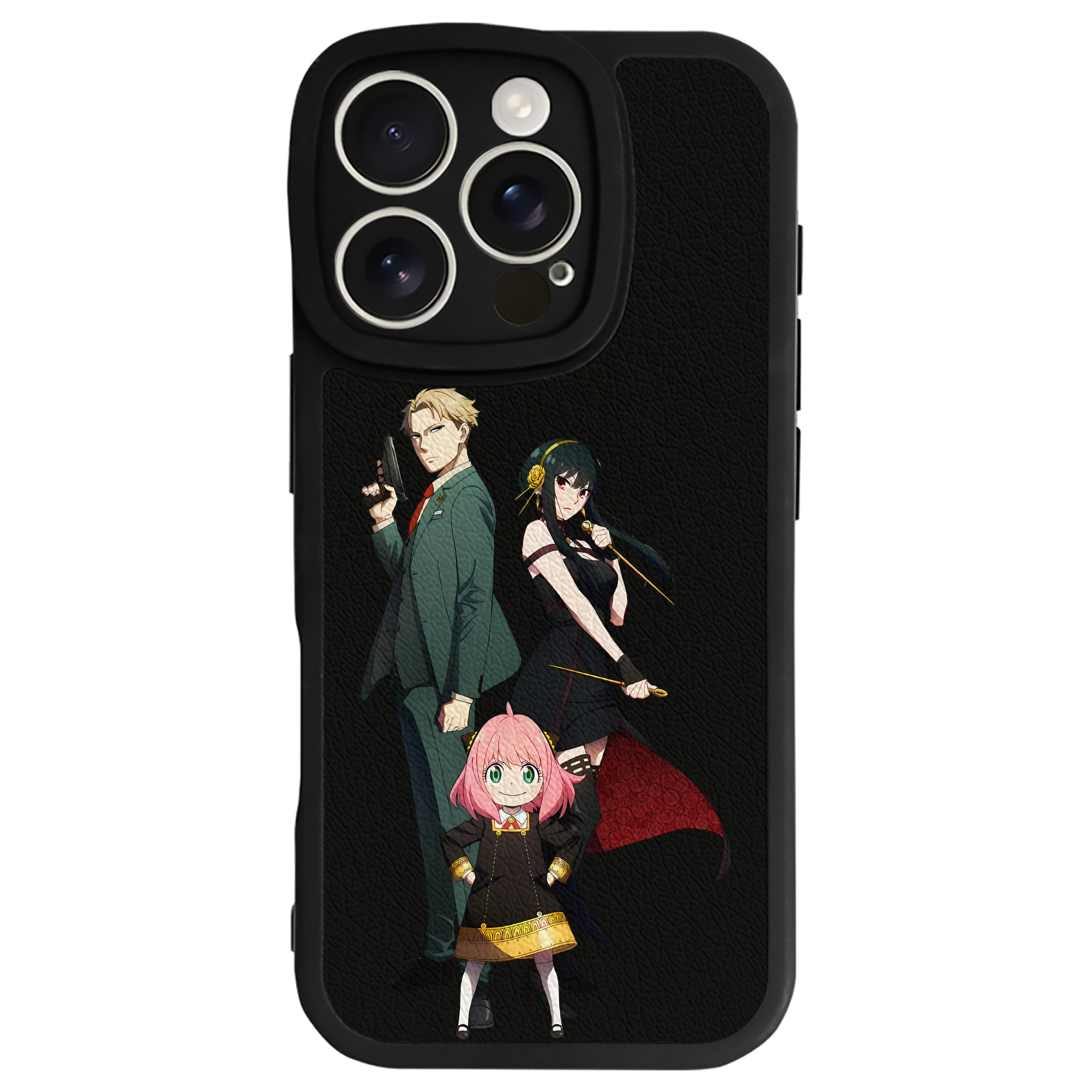 （画像用） SPY×FAMILY间谍家家酒 【iPhone 16シリーズ対応】シリコンスマホケース（レザー調） 材質：シリコン